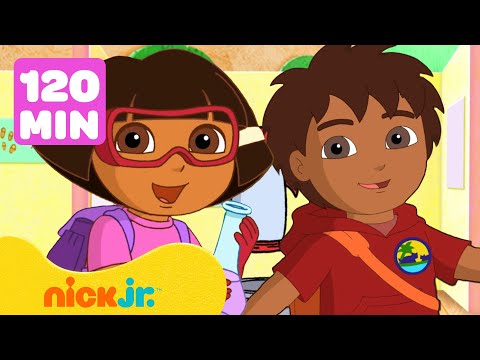 Dora | Dora la Exploradora de regreso a clases, ¡episodios completos! 📚 2 horas | Nick Jr.