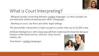 Zoom Q & A for Aspiring Court Interpreters