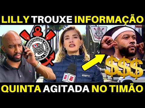 QUINTA AGITADA NO TIMÃO! LILLY TROUXE AS INFORMAÇÕES DO CORINTHIANS.