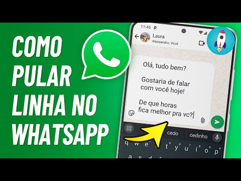 Como PULAR LINHA NO WHATSAPP (2025) - Ativar Tecla de Pular Linha