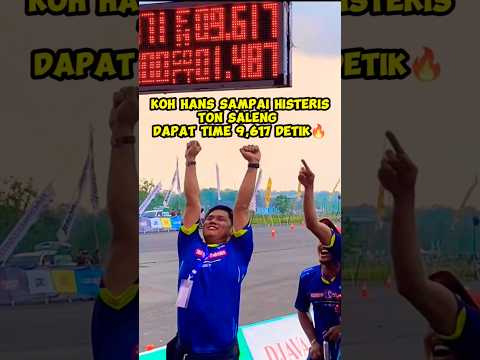 MOMEN TON SALENG TEMBUS TIME 9,617 DETIK 402 METER DI ASPAL INDO #racingcity #teknotuner #ffa #idc