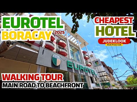 Eurotel Boracay | Cheapest Hotel in Boracay - Main Road to Beachfront