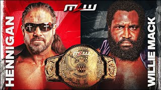 John Hennigan vs Willie Mack | MLW National Openweight Title Match