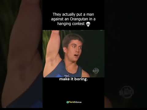 Man vs Beast In a Hanging Contest 😯