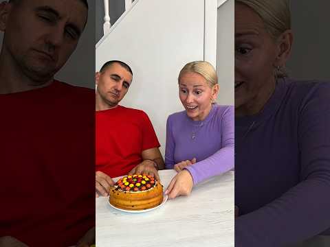She quietly divided His Cake into two parts