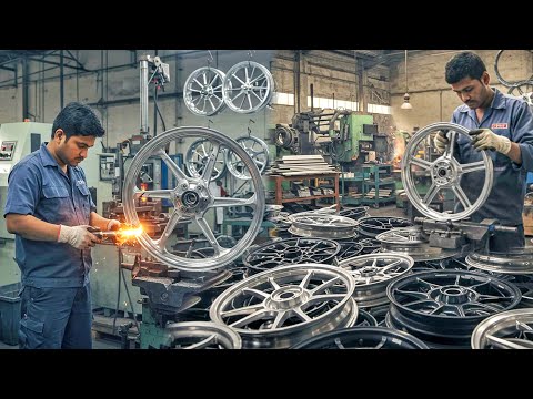 From Cracked to Perfect – Motorcycle Wheel Rim Restoration |