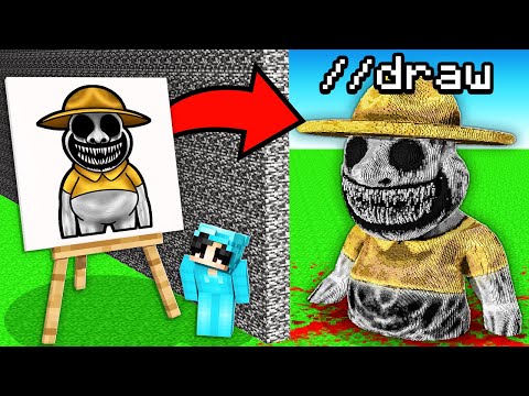 I CHEATED with //DRAW In a ZOONOMALY Build Challenge!