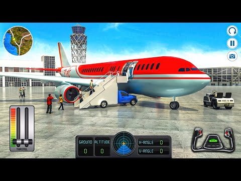 Flight Airplane City Pilot Simulator #3 - Plane Boeing Emergency Landing - Android Gameplay