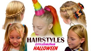 5 Easy HALLOWEEN Hairstyles
