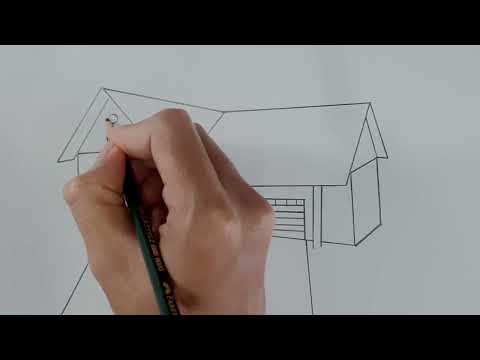 How To Draw A Simple House With Pencil Slowly Step By Step