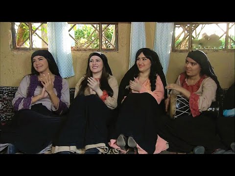 زمن البرغوت النسخة الأصلية الجزء الأول - الحلقة 22"منافسة بين الحريم الشامية والبدو بالرقص" HD