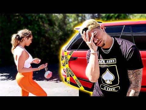 CATHERINE CRASHED HER BRAND NEW CAR!!!