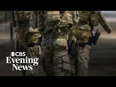 YouTube video thumbnail: Armed National Guard Troops Seen in D.C. as Trump Weighs Where to Send Them Next