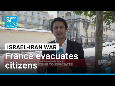 YouTube video thumbnail: France Evacuates Citizens From Israel and Iran