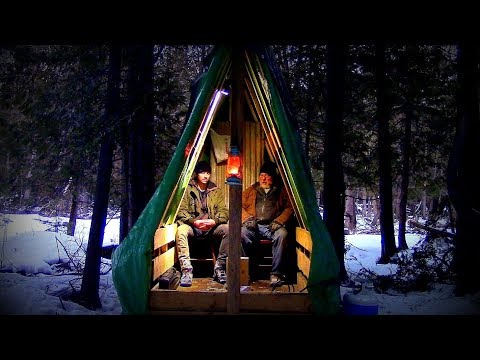 Making Camp~ Survival / Logging Shelter- Ep2