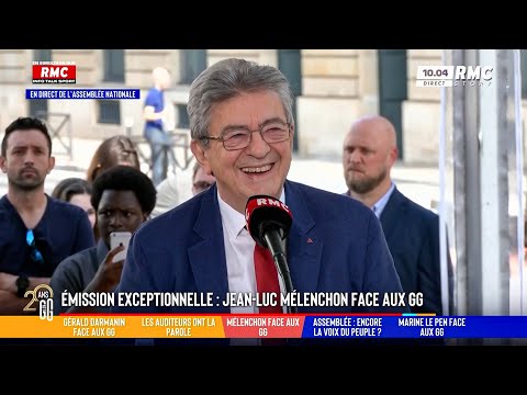 Jean-Luc Mélenchon invité des Grandes Gueules sur RMC