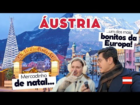 Visitando um dos mercadinhos de natal mais belos da Europa, em Innsbruck na Áustria 🇦🇹