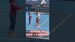 Australian Open Vliegen & Shibahara interviem #australianopen #ao