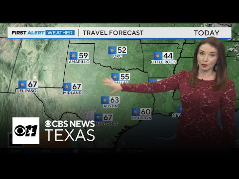 Nice travel weather for North Texas until rainy Christmas Eve