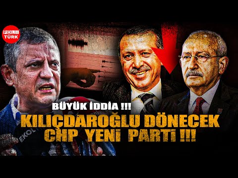 ANKARA BU İDDİA İLE ÇALKALANIYOR! Kılıçdaroğlu geri dönecek! Chp yeni parti kurabilir!