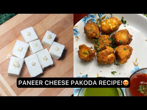 PANEER CHEESE PAKODA RECIPE | QUICK PANEER SNACK RECIPE | EASY RECIPE | VIRAL RECIPE | 😍