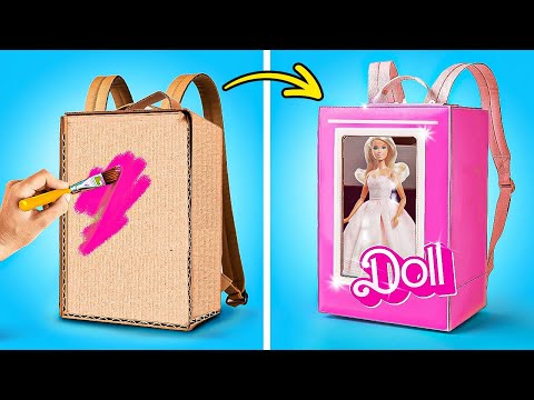 SAC À DOS POUR VÉRITABLE PRINCESSE ✨💖 INCROYABLES BRICOLAGES EN CARTON ET PAPIER POUR VOUS