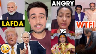 Bhayankar CONTROVERSY!😨, Dhruv Rathee Angry Reply, Khushboo Patani Vs Aniruddharya Ji, MNS Party