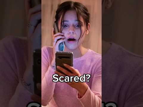 Why Is Jenna So Scared? #wednesday #jennaortega