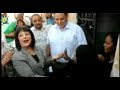 بالفيديو: الوزيرة ليلى اسكندر في رد فعل مفاجئ على دعاء مواطنة أسوانية لها