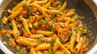 Saucy Creamy Indian Style Pasta Recipe | Desi Style Penne Pasta | The Cookingamma