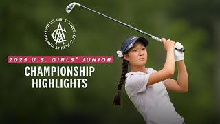 2025 U.S. Girls' Junior Final Highlights: Xingtong Chen vs Aphrodite Deng | Every Televised Shot