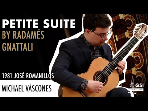 Radamés Gnattali's "Petite Suite" performed by Michael Váscones on a 1981 Jose Romanillos guitar