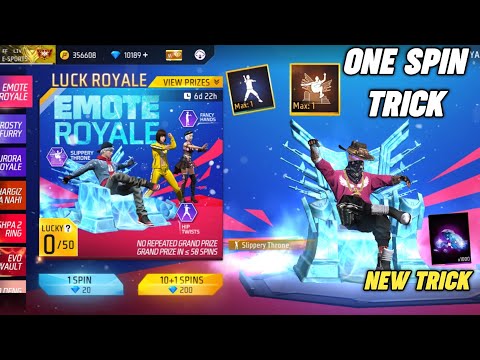 New Throne Emote Royale 1 Spin Trick Tamil | Free Fire New Event | Free Diamond Trick