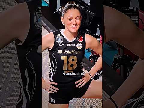 Zehra Gunes Pre-game Warm Up 🔥 - Turkish Women Volleyball Star