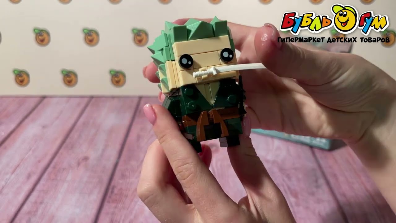 Конструктор One Piece Ророноа Зорро 150дет  - видео Конструктор One Piece Ророноа Зорро 150дет  - видео