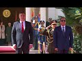 الرئيس عبد الفتاح السيسي يستقبل رئيس جمهورية كرواتيا