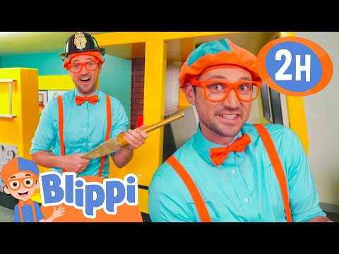 Blippi FIREFIGHTER Roleplay! |  Blippi and Meekah Best Friend Adventures | Educational Videos