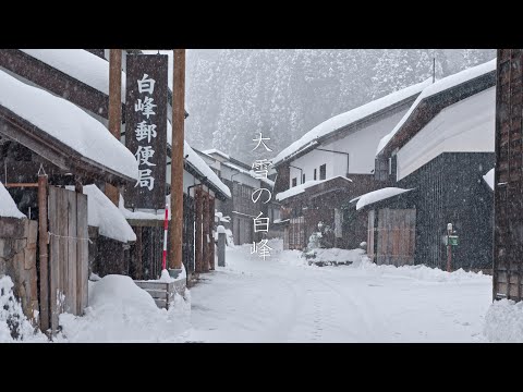 大雪の白峰 : Walking Around the heavy snow of Shiramine（Ishikawa, Japan）