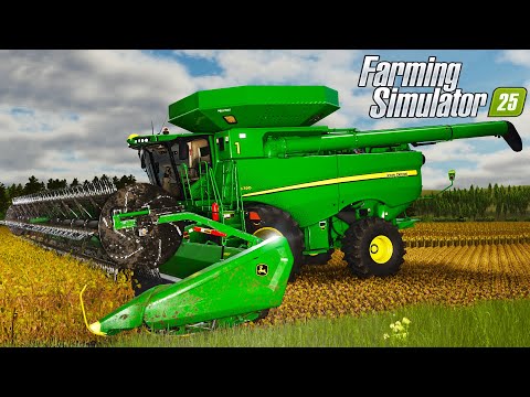 NOVA COLHEITADEIRA DA FAZENDA CHEGOU FINALMENTE - Farming Simulator 25 | EP.18