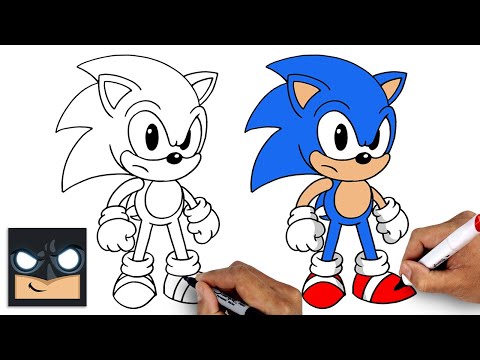 How To Draw Sonic the Hedgehog | Step By Step Tutorial