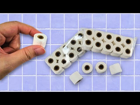 DIY Miniature Craft - Mini Tissue Roll