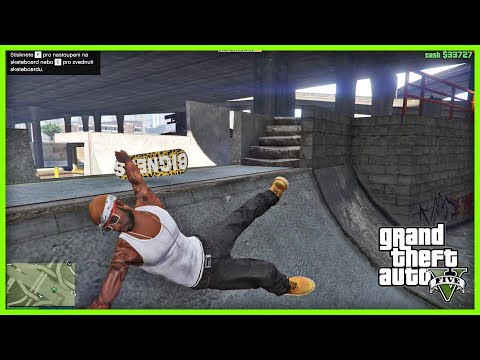 🤯 SKATEBOARDING NA ČESKÉM FIVEM SERVERU! (GTA FiveM)
