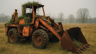 Complete Restoration // A Rusted Damaged Wheel Loader Into A Like New Perfectly Functioning Machine