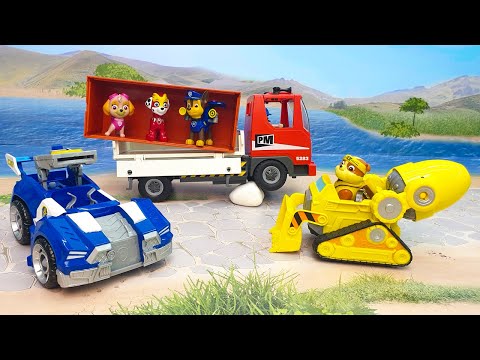 Мультики с игрушками Щенячий патруль - Ромео ГИГАНТ!