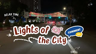 Motorbike Journey at Night | Experience the Glow of City Streets
