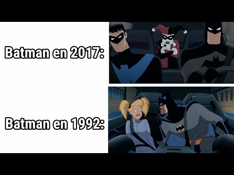 Batman antes y después MEME xd