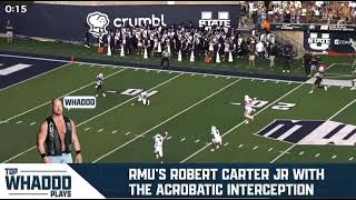 WATCH Rob Carter Jr.'s INCREDIBLE Interception on Pat McAfee Show