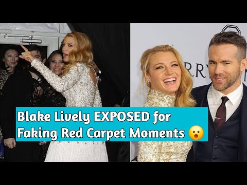 Blake Lively EXPOSED for Faking Red Carpet Moments? Fans Spot Shocking Details!