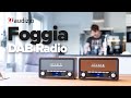 Audizio Foggia Retro Portable DAB+ Radio with Bluetooth - Grey
