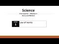 Forces and Motion Concepts
